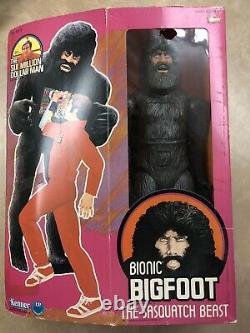 Bionic Bigfoot The Six Million Dollar Man 1977 Kenner Second Series Box! VINTAGE