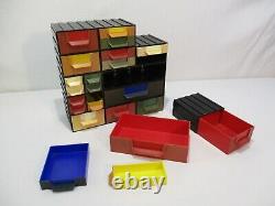 Boite Casier De Rangement Tiroir Modulable Perry Plastic Box Miniature Vintage