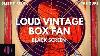 Box Fan Noise Loud Vintage Box Fan Asmr For Sleep And Relaxation Black Screen 10 Hours