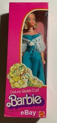 Brand New 1975 Deluxe Quick Curl Barbie Doll 9217 Sealed Box