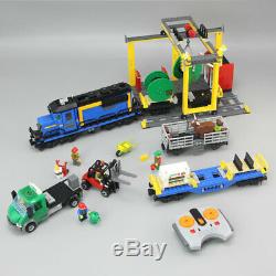 Brand New Hot Custom City Cargo Train Compitible Lego 60052 + Instruction Book