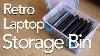 Build A Retro Laptop Storage Bin