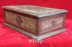 Burmese Carved Box Old Vintage Antique Home Decor Collectible