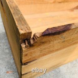 CRAYOLA CRAYONS Vintage Genuine Authentic ORIGINAL STOCK BOX Large Wooden Crate