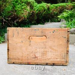 CRAYOLA CRAYONS Vintage Genuine Authentic ORIGINAL STOCK BOX Large Wooden Crate