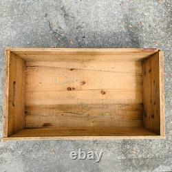 CRAYOLA CRAYONS Vintage Genuine Authentic ORIGINAL STOCK BOX Large Wooden Crate