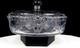 Cambridge Crystal 3500/78 Gadroon Etched Rams Head Vintage 6 7/8 Candy Box 1930
