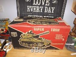Cherilea vintage action man viper tank boxed