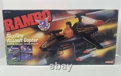 Coleco Rambo The Force of Freedom Skyfire Assault Copter Vintage 1985 MISB