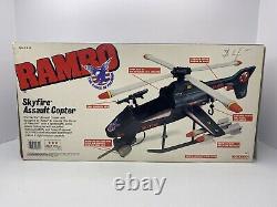 Coleco Rambo The Force of Freedom Skyfire Assault Copter Vintage 1985 MISB