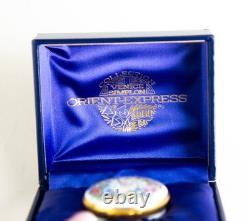 Crummles English Enamels Venice Simplon Orient Express Trinket Box Vintage