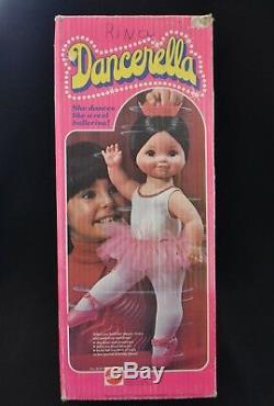 Dancerella Ballerina Doll Mattel Vintage 1978 With Box (Working) 17 Tall