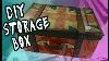 Diy Cardboard Storage Box Vintage Luggage