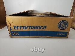 EXTREMELY RARE IN BOX with manuals & remote in plastic GE 1vcr6014x Vintage vcr