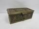 Early 1900's Heavy Brass Lidded Box Withputti Design