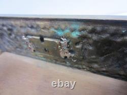 Early 1900's Heavy Brass Lidded Box withPutti Design