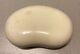 Elsa Peretti Halston Vintage Glazed White Ceramic Kidney Bean Trinket Box