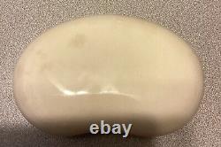 Elsa Peretti Halston Vintage Glazed White Ceramic Kidney Bean Trinket Box