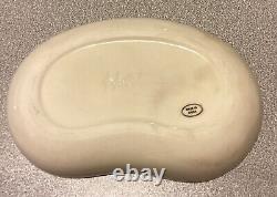 Elsa Peretti Halston Vintage Glazed White Ceramic Kidney Bean Trinket Box