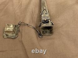 Ethnographic Jewelry- Vintage -Antqiue Handmade Hmong Hairpin W Opium Box