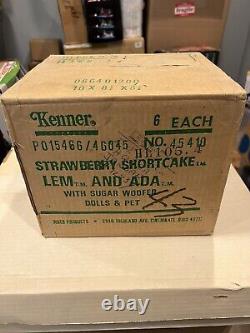 Factory Sealed Case of 6 Boxes Vintage Kenner Strawberry Shortcake Lem Ada AFA