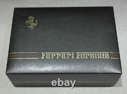 Ferrari Formula Cartier Rare vintage kit grey box plastic tag and warranty bookl