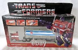 G1 1984 Optimus Prime Boxed. Pre Rub Diaclone. Vintage G1 Transformers