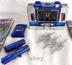 G1 1984 SOUNDWAVE VINTAGE BOXED. 100% COMPLETE with8 CASSETTES. G1 TRANSFORMERS