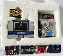 G1 1984 Soundwave Vintage Boxed. 100% Complete & Cassettes. G1 Transformers