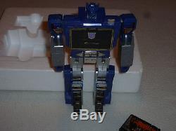 G1 Boxed Transformer Prerub Soundwave Buzzsaw 1984 Vintage Near Complete Rare