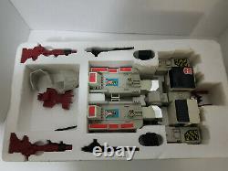 G1 Metroplex withBox & Styrofoam Insert Transformers Vintage Plastic Tires 1986
