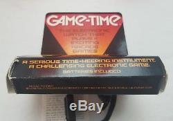 GCE GAME TIME WATCH Vintage Video Game Watch 1982 In box