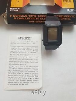 GCE GAME TIME WATCH Vintage Video Game Watch 1982 In box Works