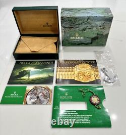 GENUINE Vintage Rolex Submariner 14060 Watch Box Booklet Anchor FULL SET CLEAN
