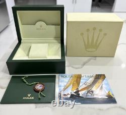 GENUINE Vintage Rolex Yacht Master Watch Box 16622 FULL SET Booklets Tag