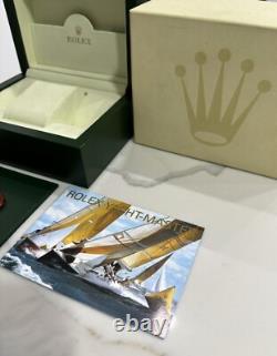 GENUINE Vintage Rolex Yacht Master Watch Box 16622 FULL SET Booklets Tag