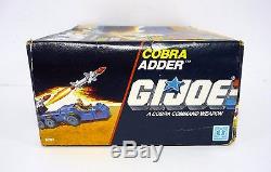 GI JOE COBRA ADDER Vintage Action Figure Vehicle MISB / COMPLETE withBOX 1988
