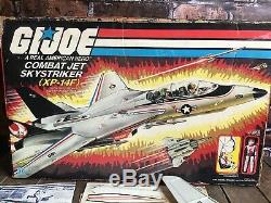 GI JOE SKYSTRIKER XP-14F Vintage Pilot Ace Action Figure ARAH HASBRO BOX 1983
