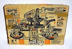 GI JOE TACTICAL BATTLE PLATFORM Vintage Transportable Playset COMPLETE BOX 1985