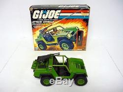 GI JOE VAMP JEEP Vintage Action Figure Vehicle Variant COMPLETE withBOX 1982