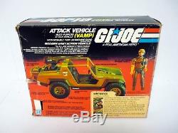 GI JOE VAMP JEEP Vintage Action Figure Vehicle Variant COMPLETE withBOX 1982