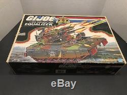 GI JOE Vehicle 1989 EQUALIZER 99% Complete With BOX and Blue Prints, vintage