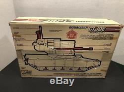 GI JOE Vehicle 1989 EQUALIZER 99% Complete With BOX and Blue Prints, vintage