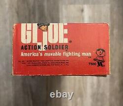 GI Joe Action Soldier Figure With Box & Uniform 1964 7500 Vintage
