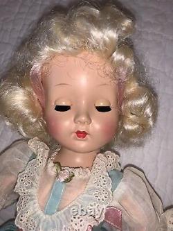 GORGEOUS Vintage 15 Effanbee Honey Tintair Strung Doll In Original Box