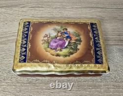 Gloria Rembrandt Bavaria Jewelry Box Porcelain Vintage
