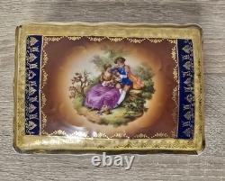 Gloria Rembrandt Bavaria Jewelry Box Porcelain Vintage