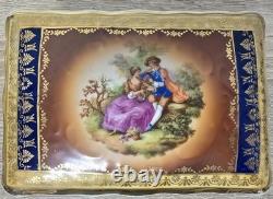 Gloria Rembrandt Bavaria Jewelry Box Porcelain Vintage