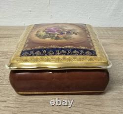 Gloria Rembrandt Bavaria Jewelry Box Porcelain Vintage
