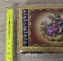 Gloria Rembrandt Bavaria Jewelry Box Porcelain Vintage